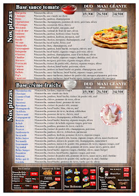 Carte du maestro pizza à Gravigny