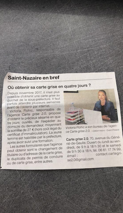 Carte Grise 2.0 Saint-Nazaire