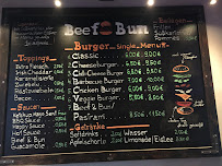 Restaurant de hamburgers Beef and Bun - Wiesbaden à Wiesbaden - menu / carte