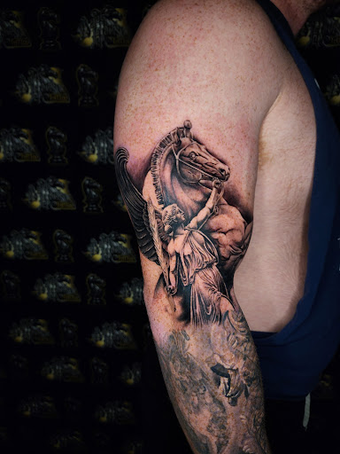 Explore vegan tattoos ideas, creative tattoo ideas in Warren, available at Dark Horse Tattoo Co. LLC.