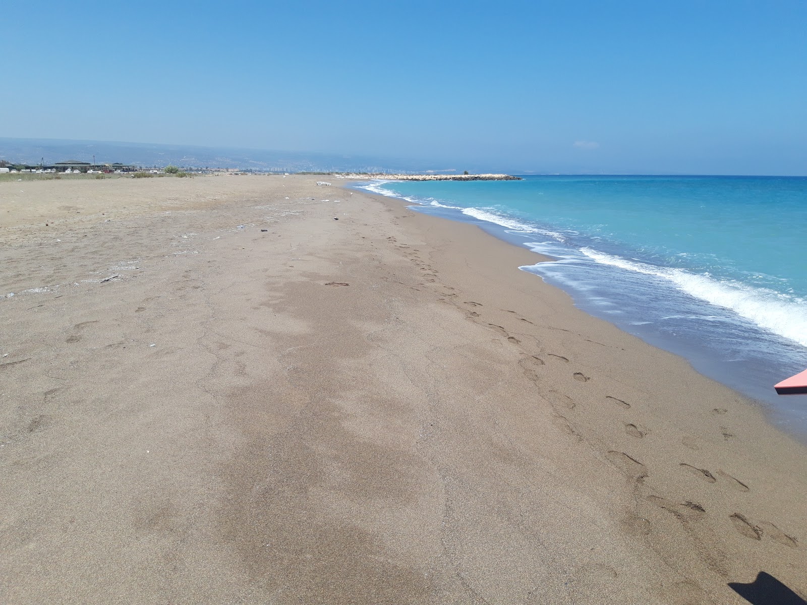 Fotografija Arkum beach z svetel pesek površino