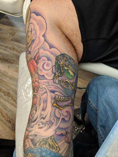 Explore james tattoo ideas, creative tattoo ideas in Tewksbury, available at Lucid Arts Tattoo Studio