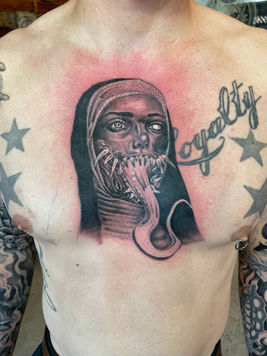 Explore grandfather tattoo ideas, creative tattoo ideas in Great Falls, available at Alpha Tattoos & Piercings