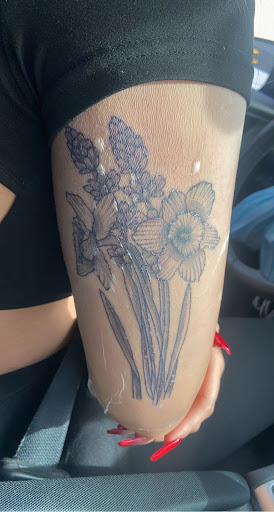 Explore ankle tattoo ideas for men, creative tattoo ideas in Albuquerque, available at Por Vida Tattoo