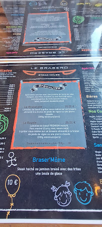 Le Brasero à Saint-Georges-d'Oléron menu