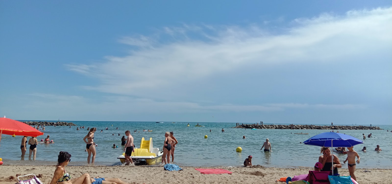 Foto av Plage de Valras med hög nivå av renlighet