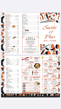 Menu / carte de Sushi et plus à Rezé