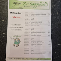 Zur Joggelhütte à Rodalben menu