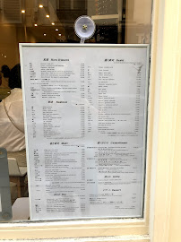 Michi à Paris menu