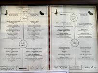 Trattoria Due Piccioni à Stresa carte