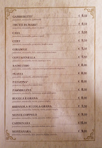 Pizzeria Ristorante Baita Alla Siega à Lamon carte