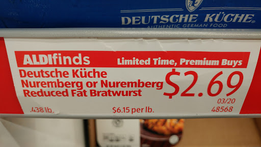 Supermarket «ALDI», reviews and photos, 70 Newport Ave, Rumford, RI 02916, USA