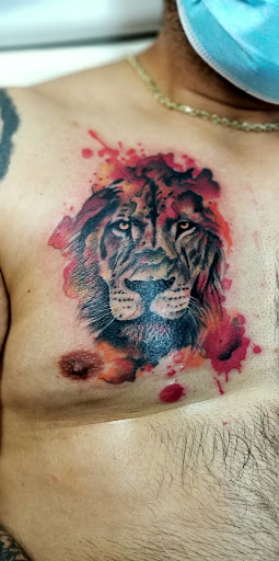 Explore side tattoo ideas, creative tattoo ideas in Benton, available at Spectrum Tattoo