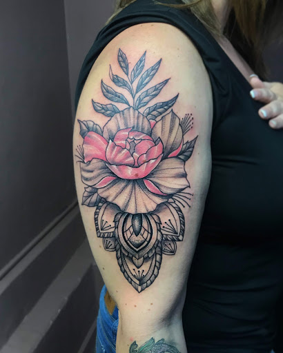 Find skull ideas sleeve tattoos for your next unique tattoo in Ilion at Karma ink tattoo & art studio
