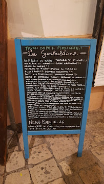 Le Garibaldine à Gallipoli menu