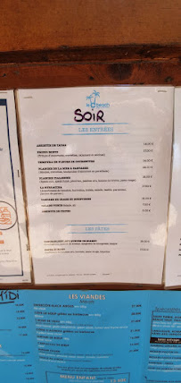 Restaurant Coco Beach - Plage de la Fossette à Le Lavandou (la carte)