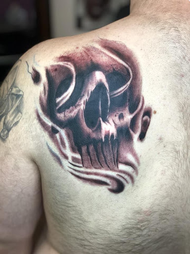 Explore colored tattoo ideas, creative tattoo ideas in Roscoe, available at Elevated Ink Tattoo