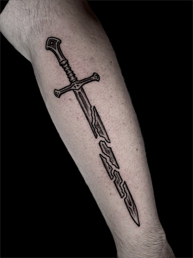 Explore name tattoos ideas for guys, creative tattoo ideas in Johnson City, available at Gold Cross Tattoo Co.