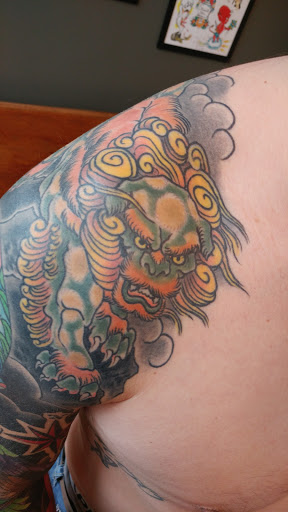 Explore warrior tattoo ideas, creative tattoo ideas in Covington, available at Illuminaut Tattoo