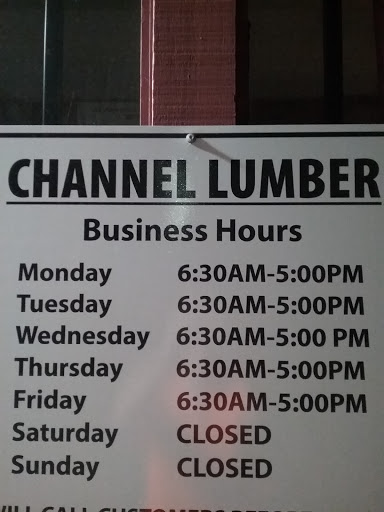 Channel Lumber Company