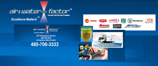 Air Conditioning Contractor «Air & Water Factor Cooling, Heating and Plumbing», reviews and photos, 1048 S Sirrine, Mesa, AZ 85210, USA