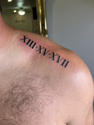 Explore chest tattoo idea, creative tattoo ideas in Russellville, available at AR Ink