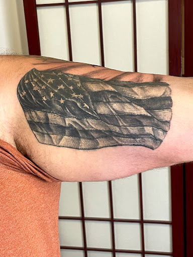 Explore half sleeve men tattoo ideas, creative tattoo ideas in Amsterdam, available at Spoken Hand Tattoo