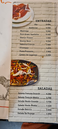 Restaurant Sr. Frango da Guia (Colombo) à Lisbon (le menu)