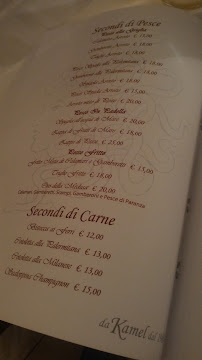 Ristorante La Medusa à Syracuse menu