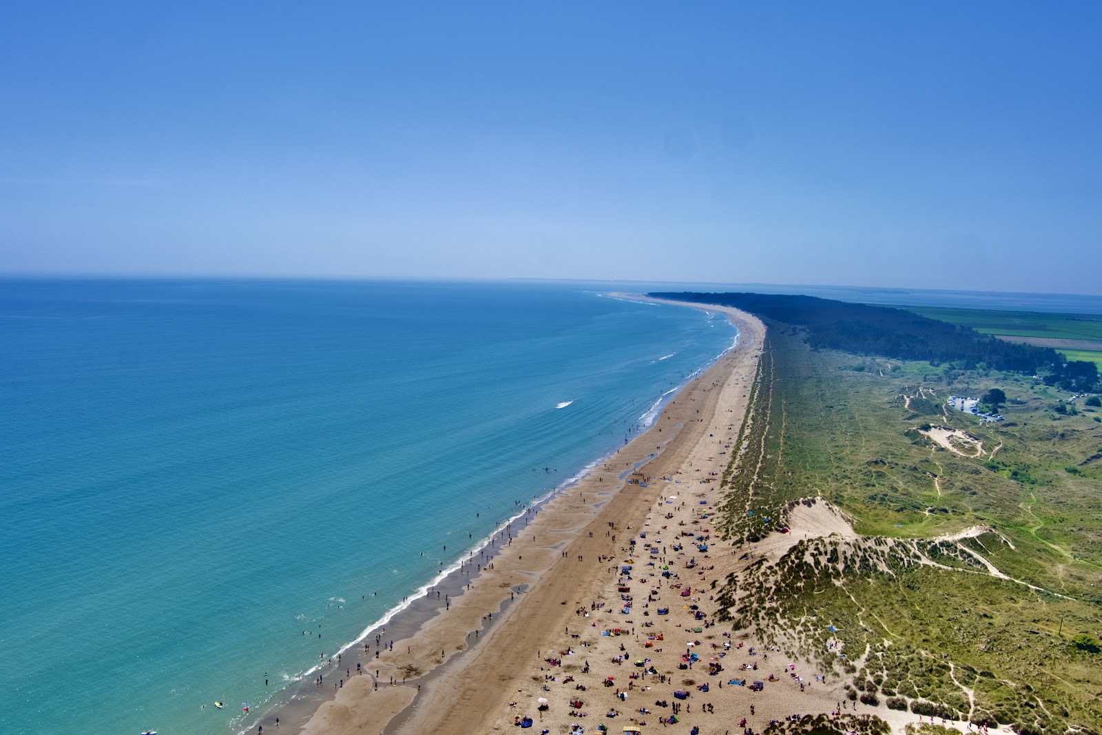 Photo of Curracloe beach with long straight shore