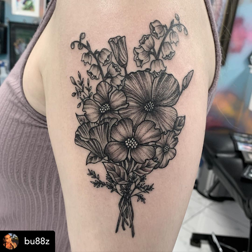 Explore triangle tattoo ideas, creative tattoo ideas in Murrieta, available at Diamond City Tattoo & Piercing