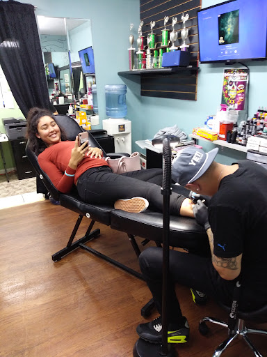 Explore hard times tattoo ideas, creative tattoo ideas in Kannapolis, available at Ink Station Tattoo Studio