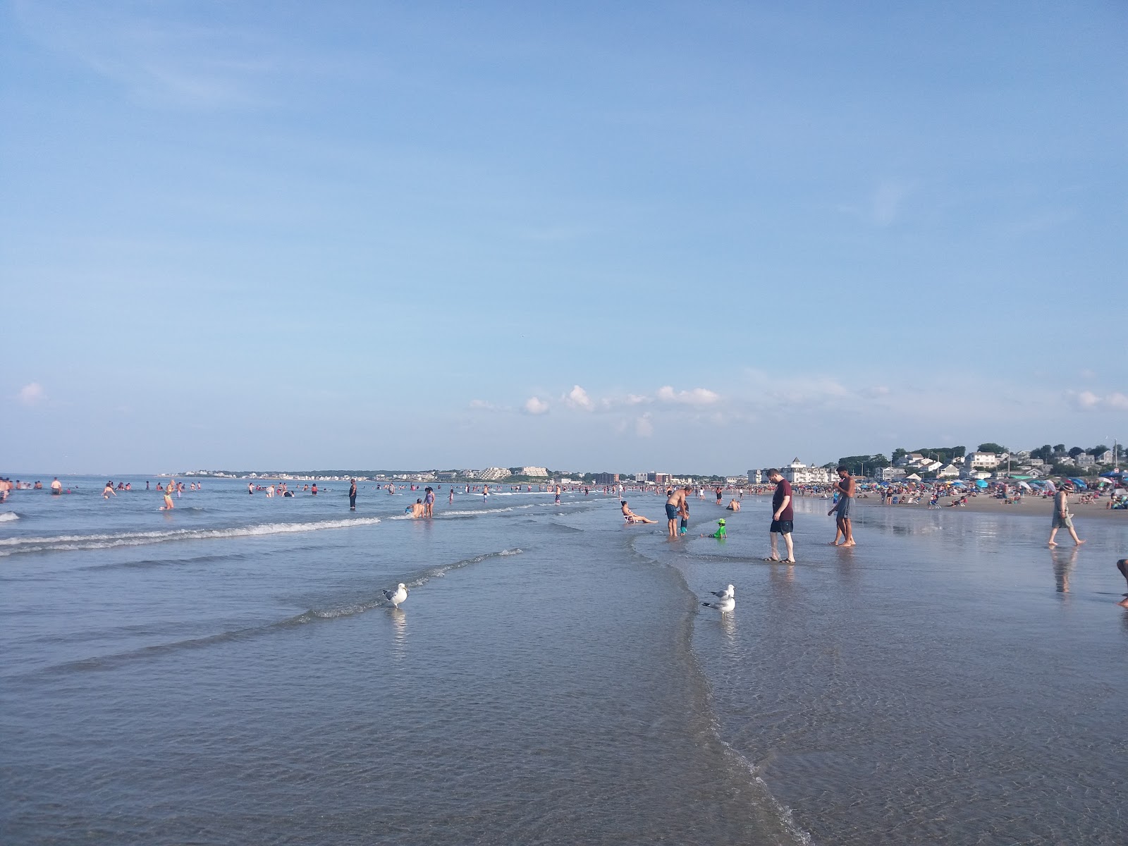 Photo of Nantasket beach with bright sand surface