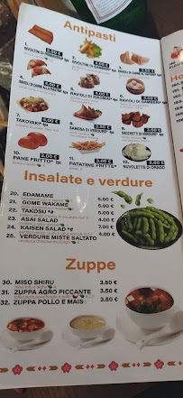 Restaurant ITOYA sushi fusion à Castiglione della Pescaia (la carte)