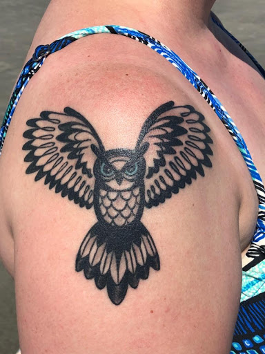 Explore cute cow tattoo ideas, creative tattoo ideas in Wake Forest, available at Revelation Ink Tattoo and Piercing