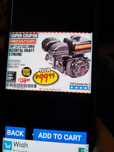 Hardware Store «Harbor Freight Tools», reviews and photos, 5211 Hickory Hollow Pkwy #101, Antioch, TN 37013, USA