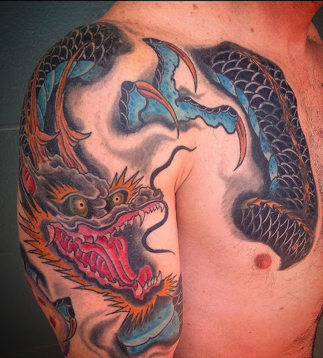Explore new school tattoo ideas, creative tattoo ideas in Escondido, available at DermalGrafix Tattoo