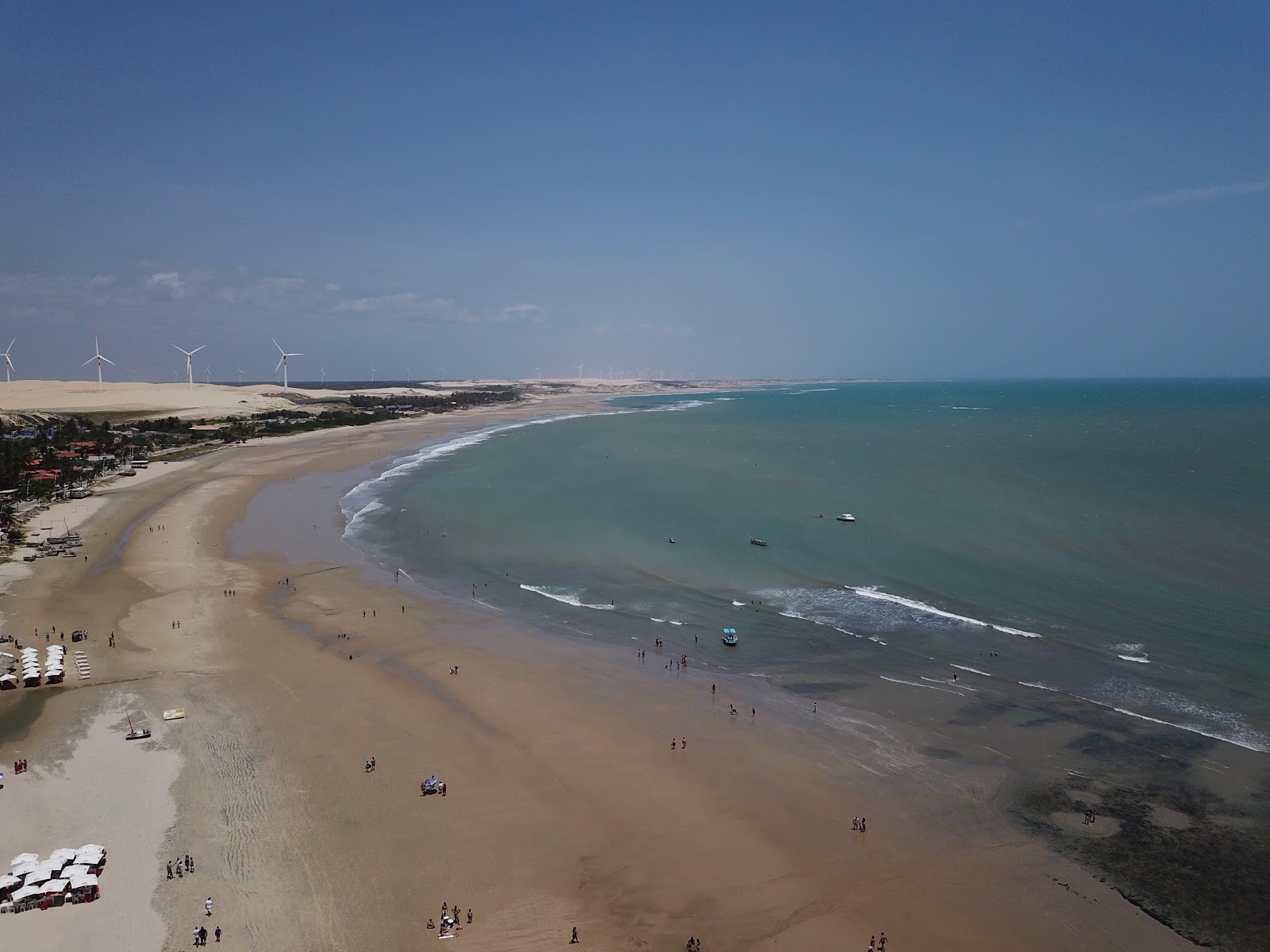 Fotografie cu Praia de Flexeiras cu drept și lung