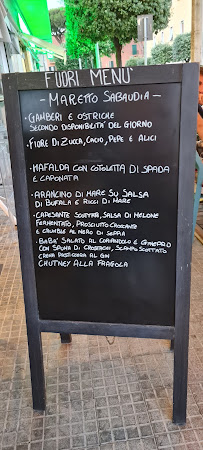 Restaurant Maretto à Sabaudia (la carte)