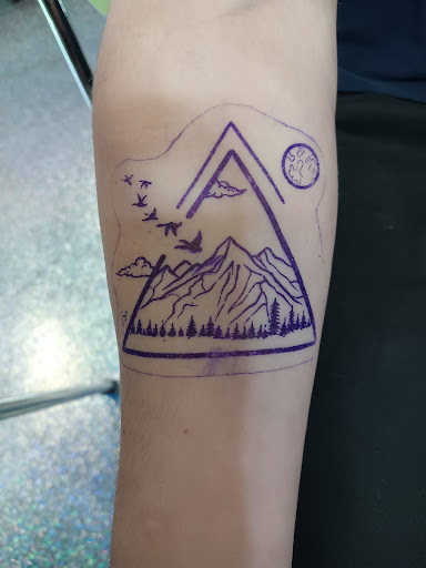 Explore tattoo ideas men upper arm, creative tattoo ideas in Meridian, available at Burn The Boats Tattoo