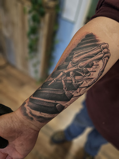 Explore god first tattoo ideas, creative tattoo ideas in Seymour, available at 3 Sevens Tattoo