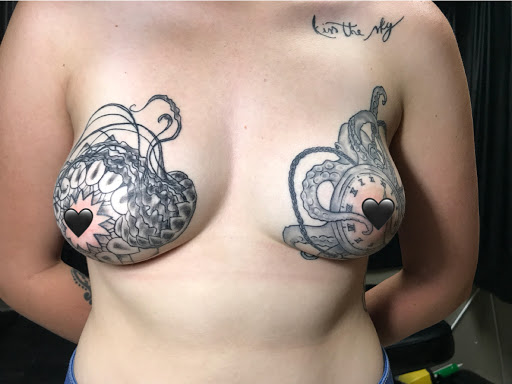 Explore crip tattoo ideas, creative tattoo ideas in Alamogordo, available at The Poison Frog Tattoo Studio