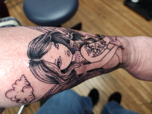 Explore small black tattoo ideas, creative tattoo ideas in Columbus, available at Sweet Baby Octane