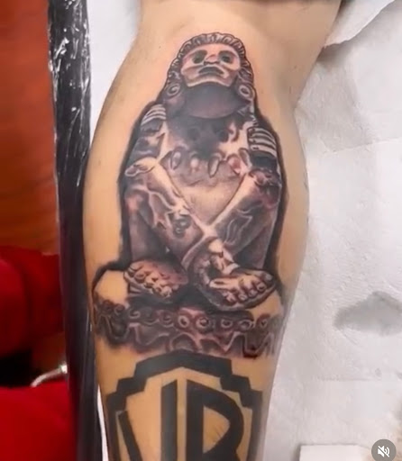 Explore basketball tattoo ideas small, creative tattoo ideas in Orange, available at Ink Activitiez Tattoo