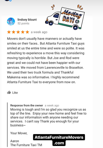 Moving and Storage Service «Atlanta Furniture Taxi Moving Company», reviews and photos, 2340 Chamblee Tucker Rd, Atlanta, GA 30341, USA