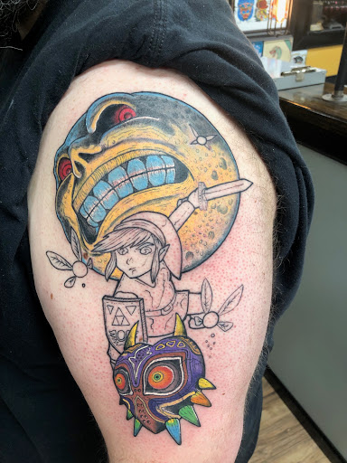 Explore virgen de guadalupe tattoo ideas, creative tattoo ideas in Lees Summit, available at Bleeding Heart Tattoo