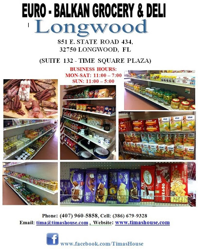Grocery Store «Euro - Balkan Grocery», reviews and photos, 851 E State Road 434 Suite #132, Longwood, FL 32750, USA