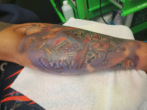 Explore tattoo ideas for grandchildren names, creative tattoo ideas in Groves, available at Billet Tattoo Studio