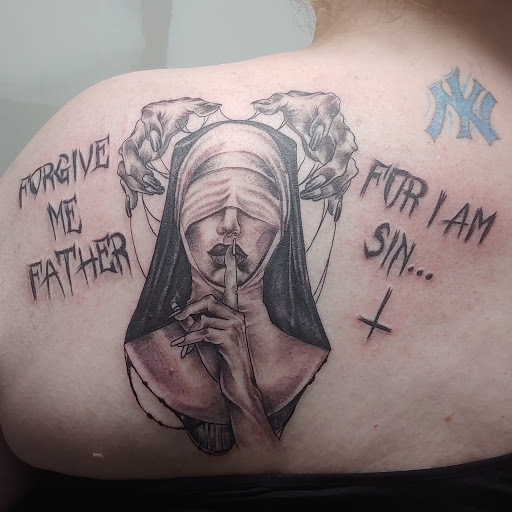 Explore cute disney tattoo ideas, creative tattoo ideas in Verona, available at Cryptic Tattoo Society