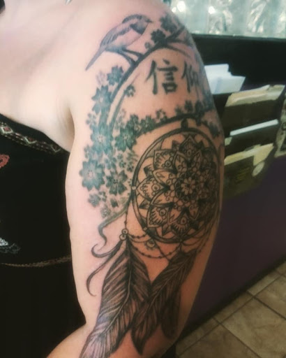 Explore tattoo ideas for three siblings, creative tattoo ideas in Amarillo, available at Music Box Body Art Studio
